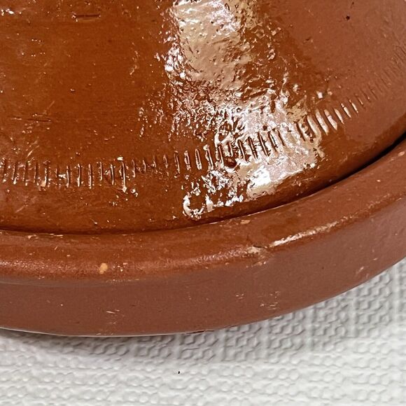 Tagine Clay Pot Earthenware Terracotta Traditional Moroccan Food 2-Piece - Picture 8 of 17